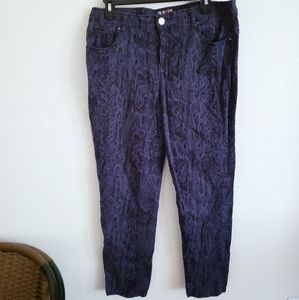 Style&Co Snake Pattern Jeans